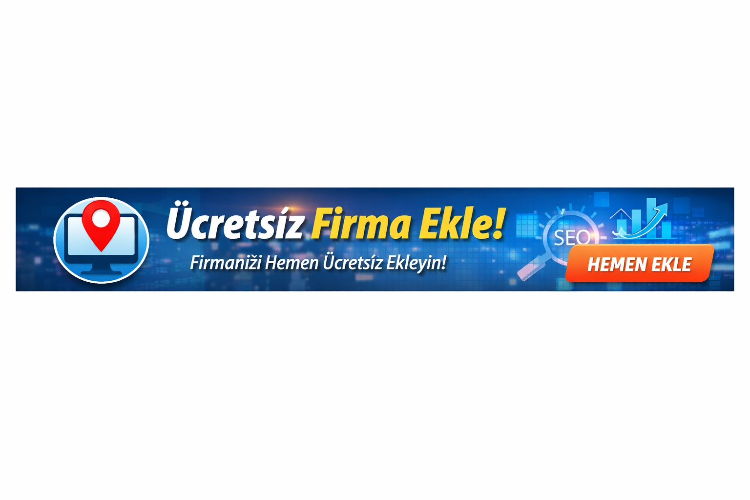 Ücretsiz Firma Ekle Banner